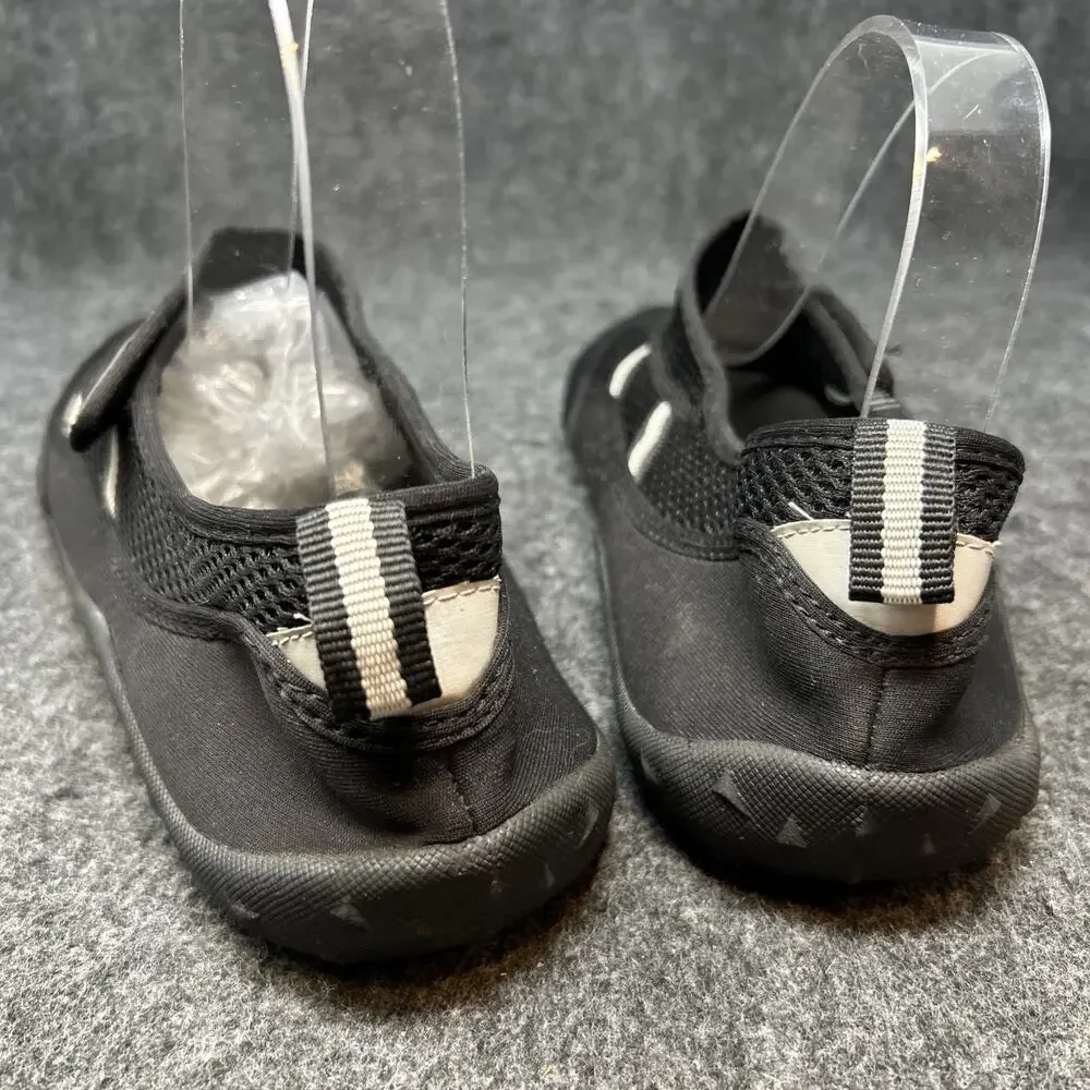 Black Water Shoes Mens Size 11 Mesh Slip On Water Socks Swim Beach Gym Shoe